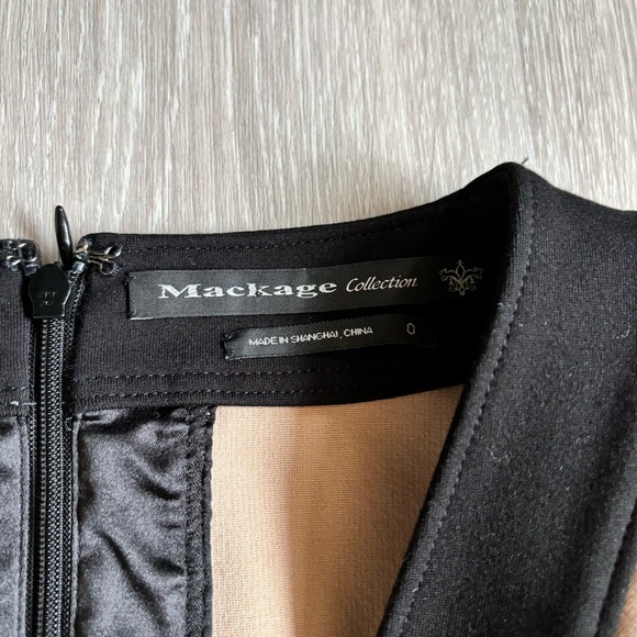 Cream and Black Formal Dress - Picture 4 of 4